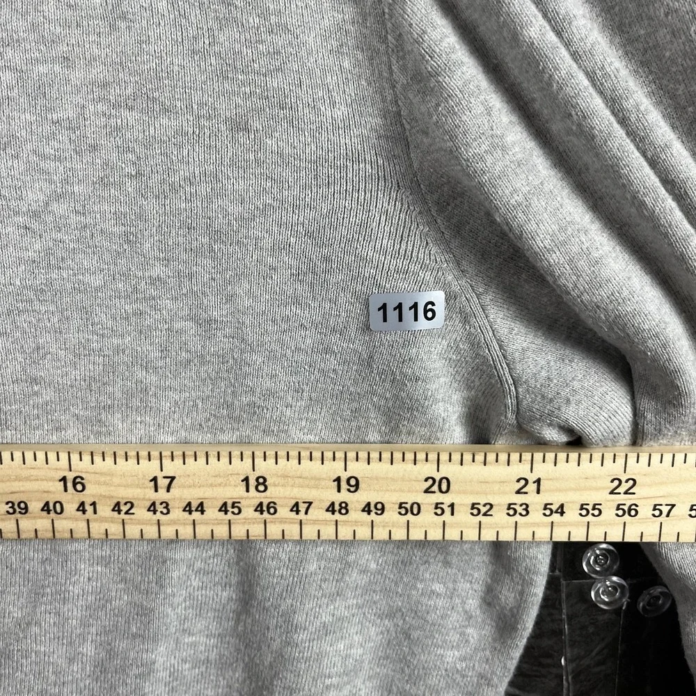 Polo Ralph Lauren Men's Grey V Neck Sweater Large